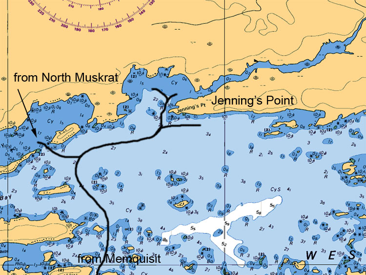 Memquisit Lodge Fishing - North Muskrat to Jenning's Point