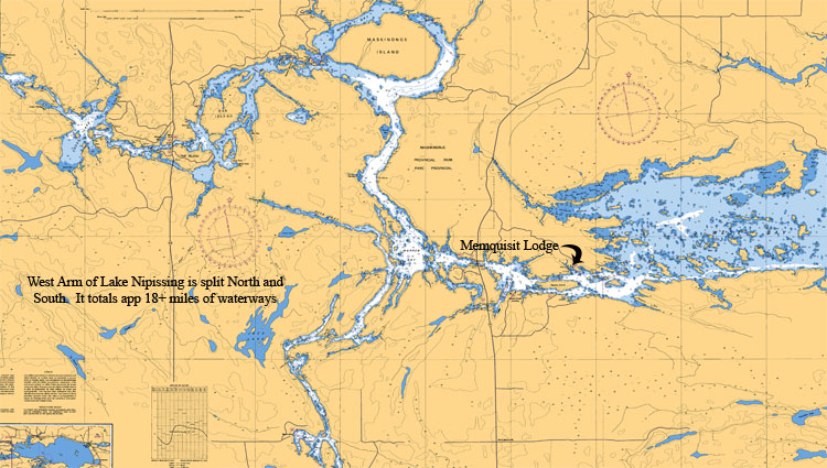 Lake Wanapitei Depth Chart